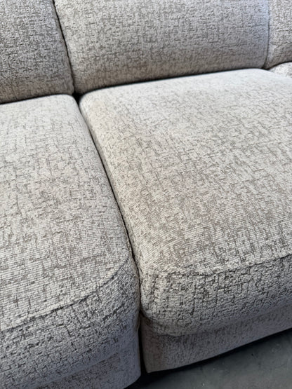 G Plan Hamilton Grey Fabric 3 Seater Sofa Fixed Non Recliner UK Made