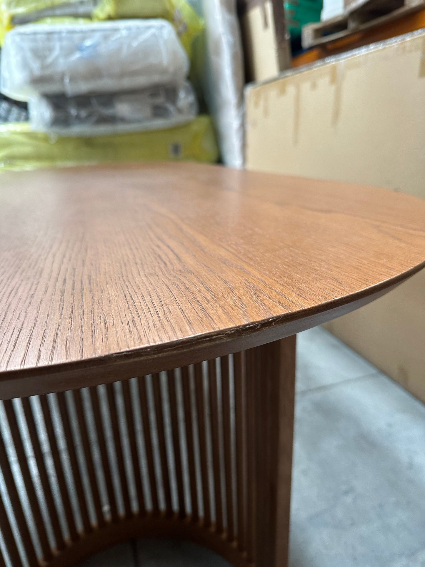 John Lewis Trestle 6 Seater Dining Table, Dark Oak