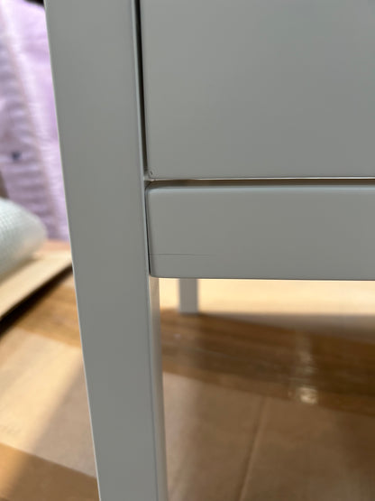 John Lewis Wilton 2 Drawer Bedside Cabinet White