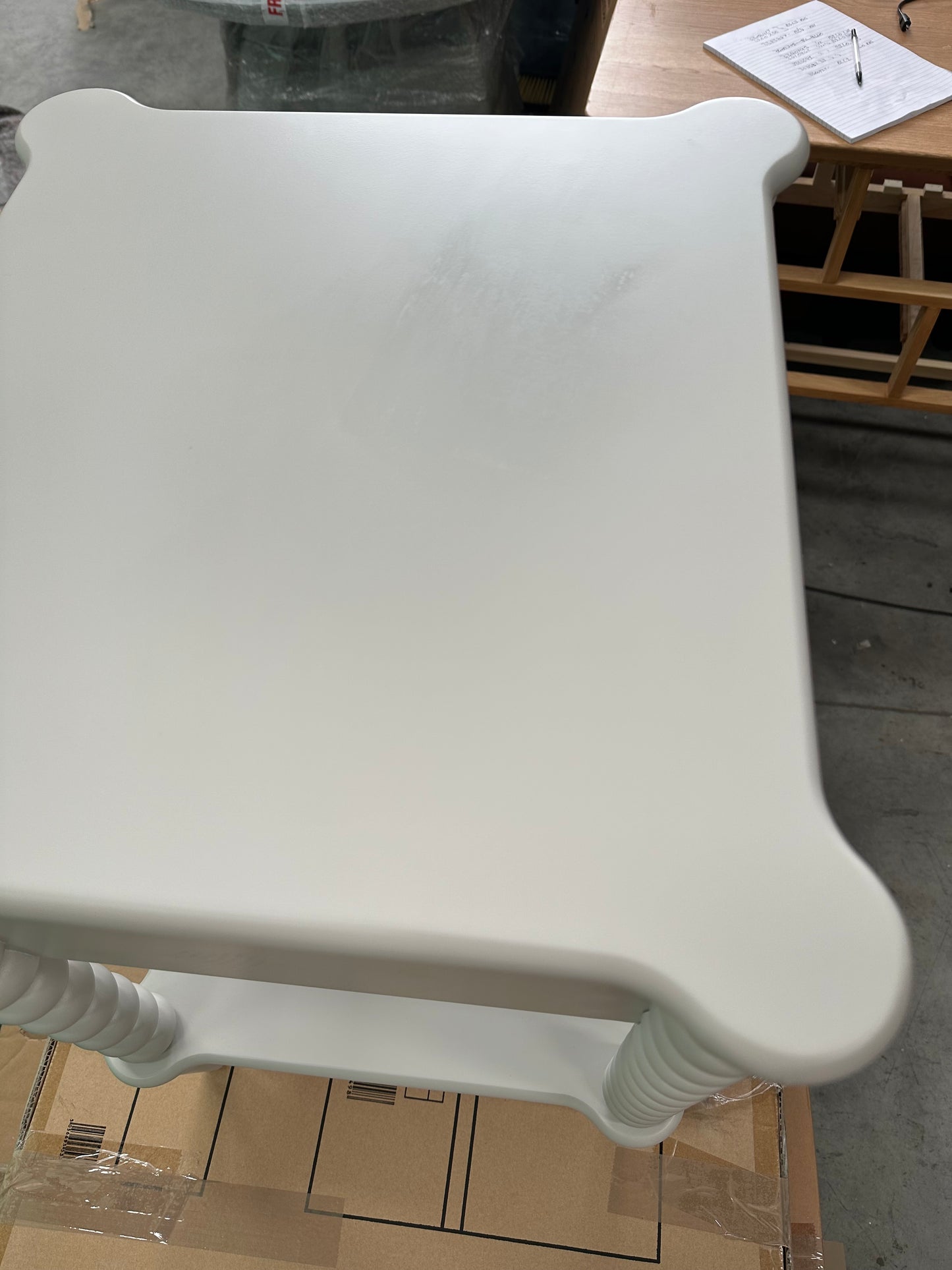 John Lewis Bobbin 1 Drawer Bedside Table Grey