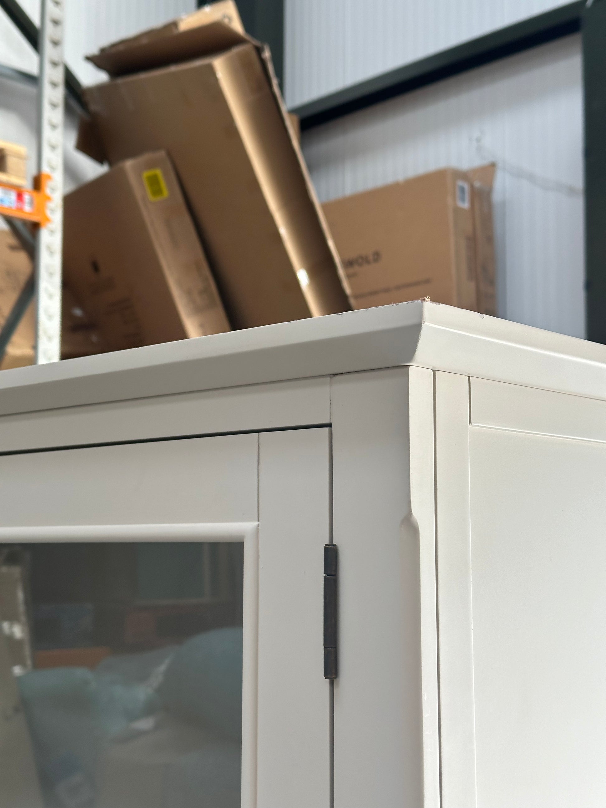 John Lewis Foxmoor Display Cabinet, FSC-Certified, Oak & Cream