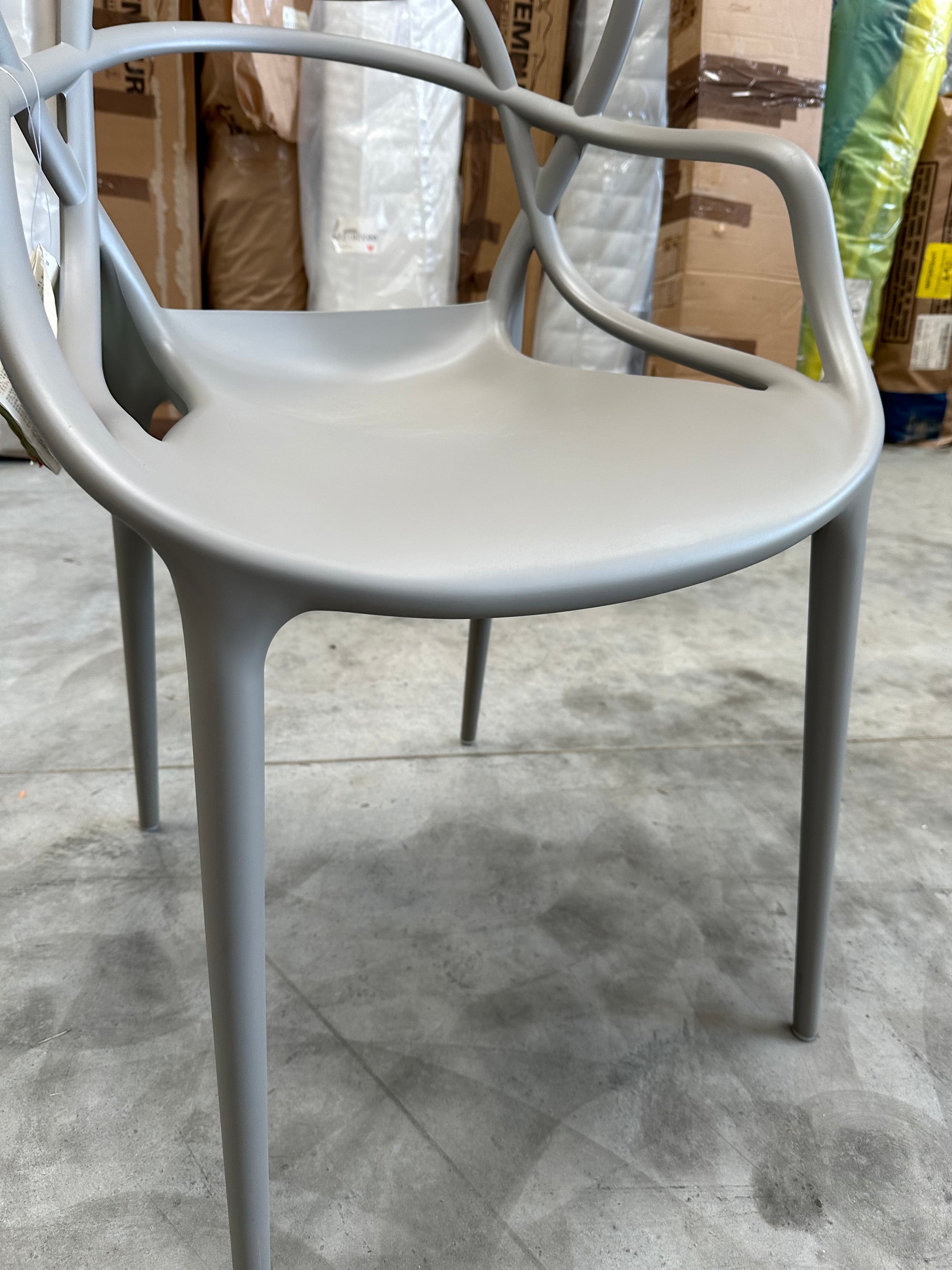 Kartell Philippe Starck for Kartell Masters Chair Grey
