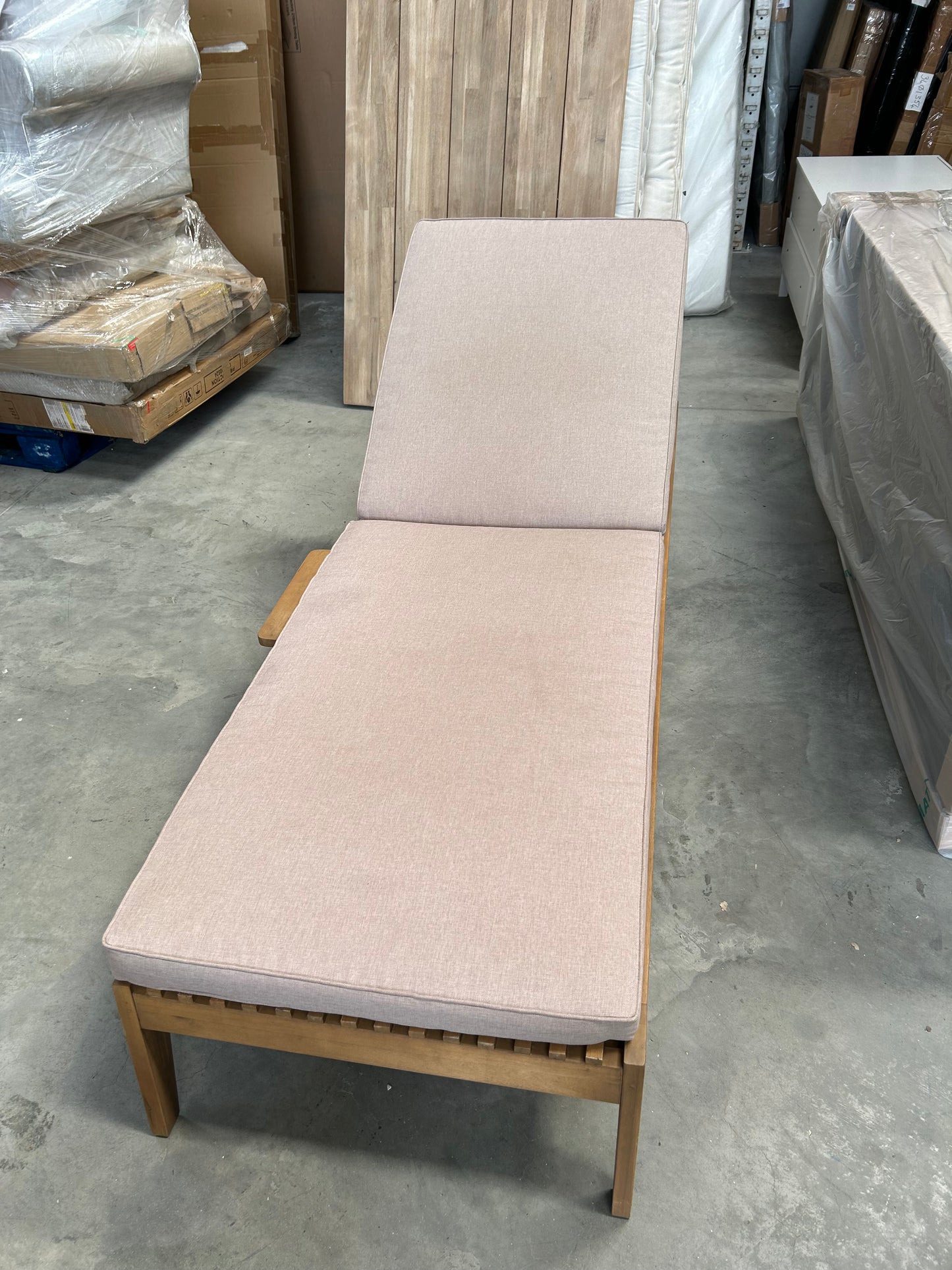 John Lewis Mona Garden Sun Lounger Sunbed  FSC Certified Acacia Wood