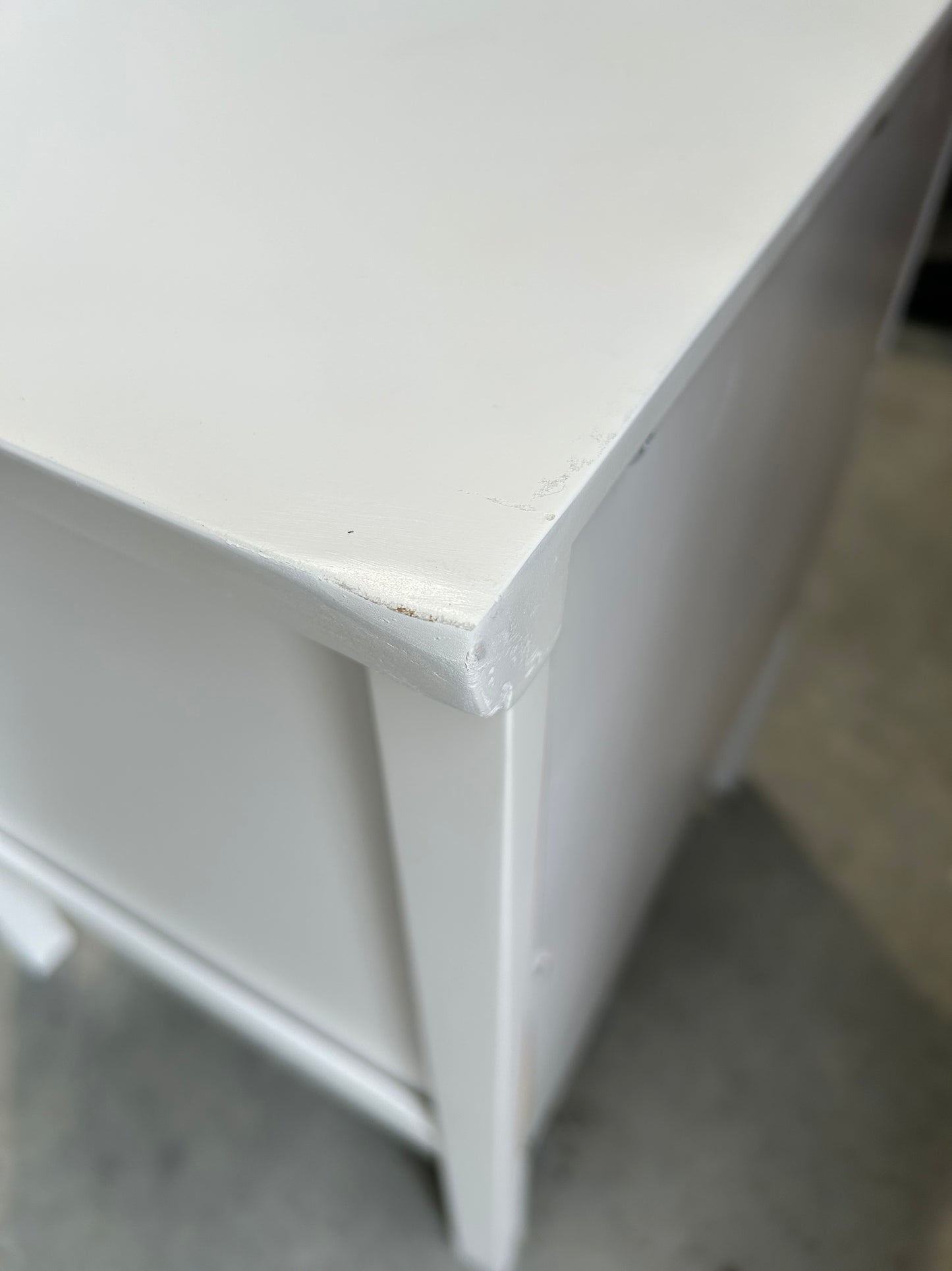 John Lewis Bedside Cabinet White Wilton 2 Drawer Bedroom