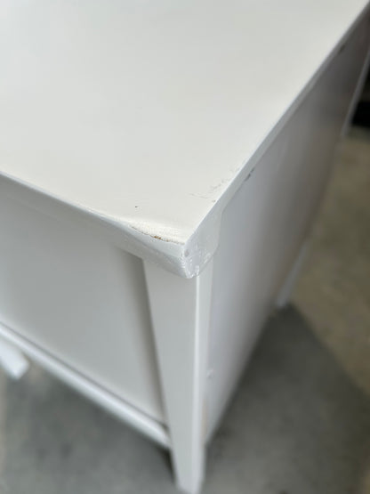 John Lewis Bedside Cabinet White Wilton 2 Drawer Bedroom