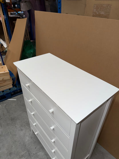 John Lewis Chest of Drawers 6 Drawer Chest White list