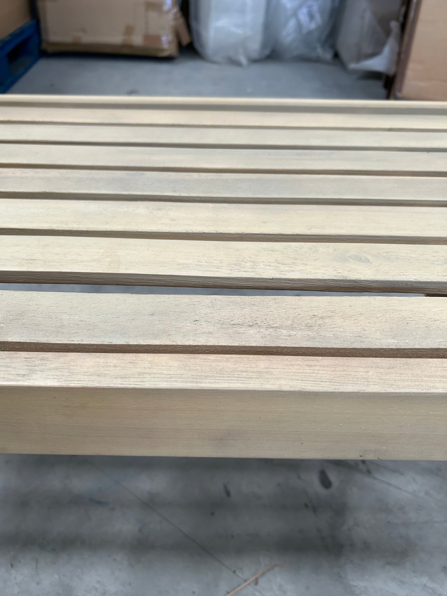 John Lewis Acacia Wood Foldable 2-Seater Garden Bench, Natural