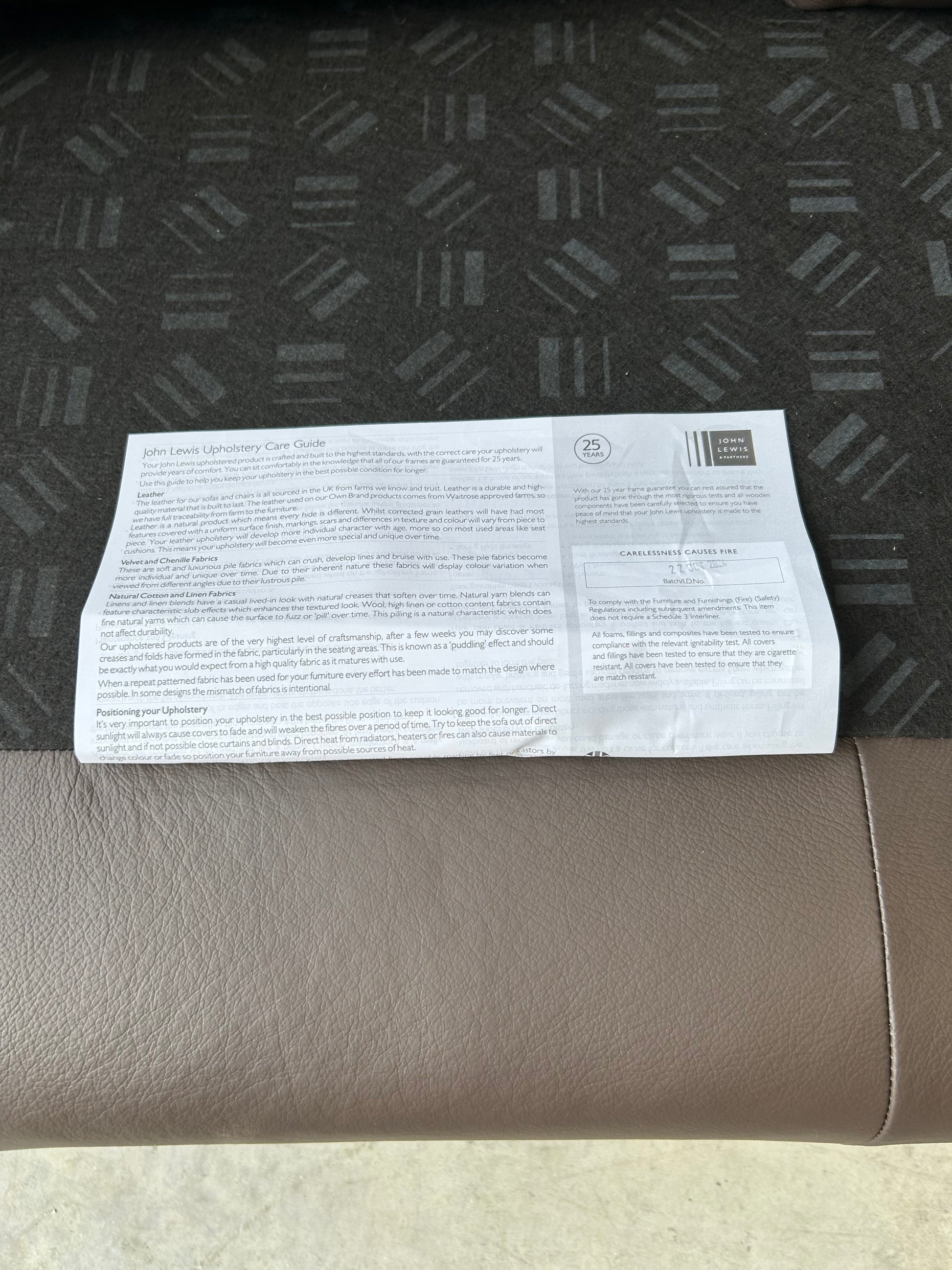 John Lewis Oliver Grand 4 Seater Leather Sofa, Dark Leg Dark Chocolate