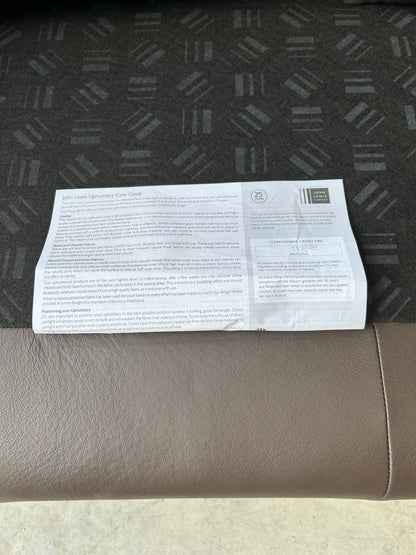 John Lewis Oliver Grand 4 Seater Leather Sofa, Dark Leg Dark Chocolate