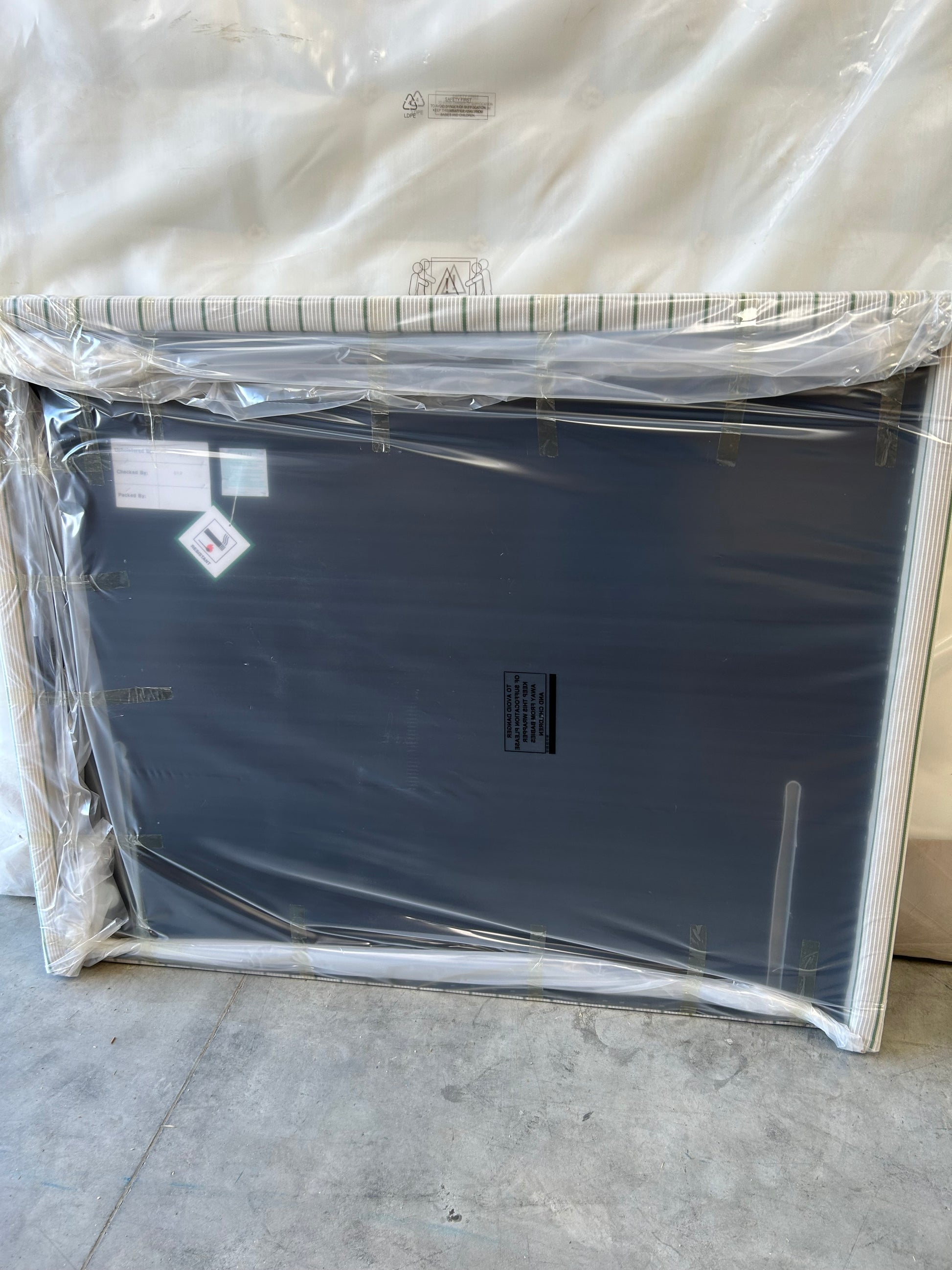 John Lewis
Emily Full Depth Ticking Stripe Upholstered Headboard, Double