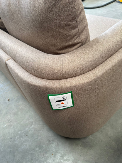 John Lewis Harbour Grand 3 Seater Sofa Brushed Tweed Mole