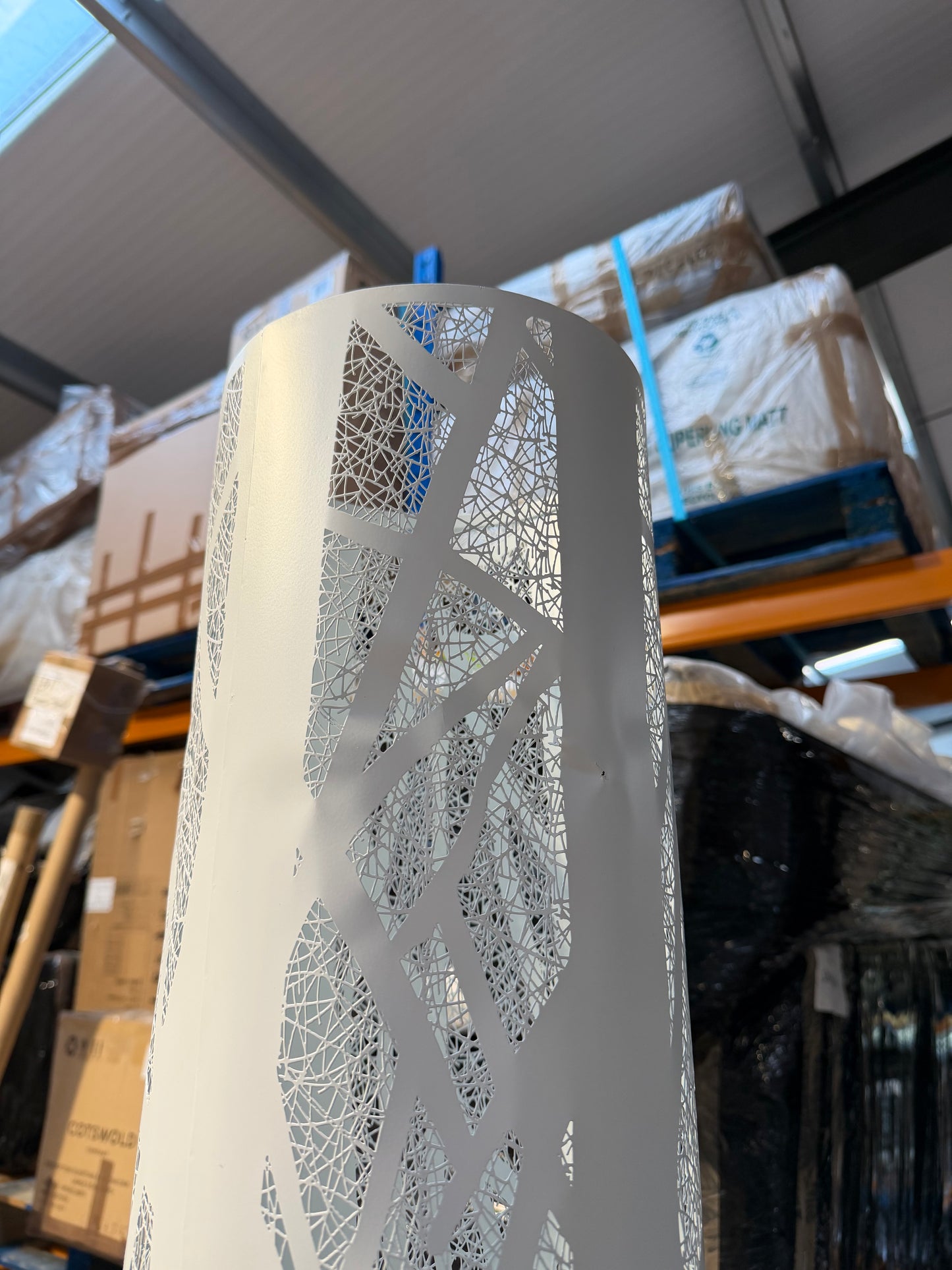 list John Lewis Devon Floor Lamp, White