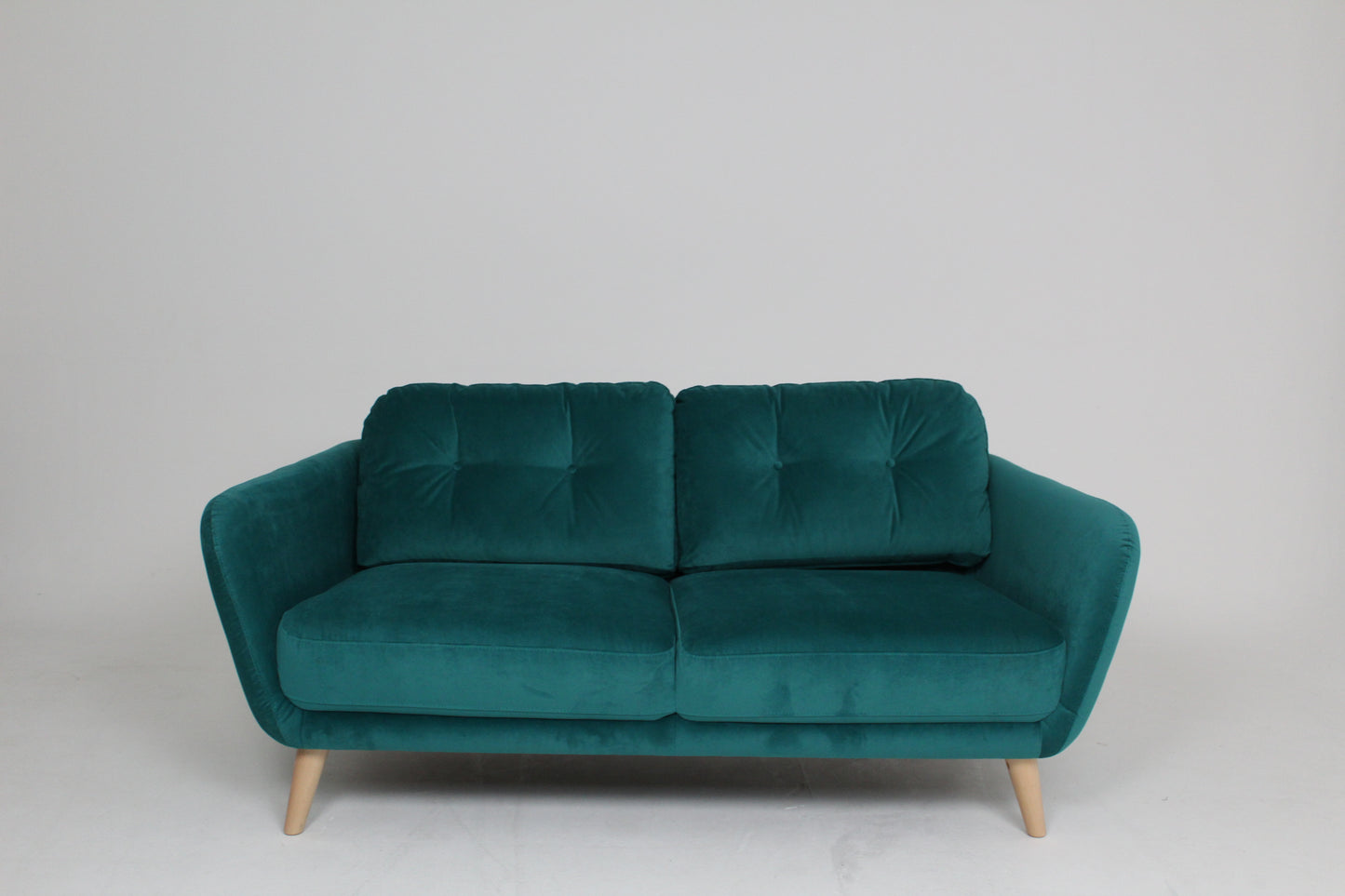 John Lewis Arlo Medium 2 Seater Sofa in Aquaclean Harriet Teal