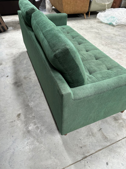 John Lewis Draper II Large 3 Seater Sofa, Dark Leg, Alpine Green