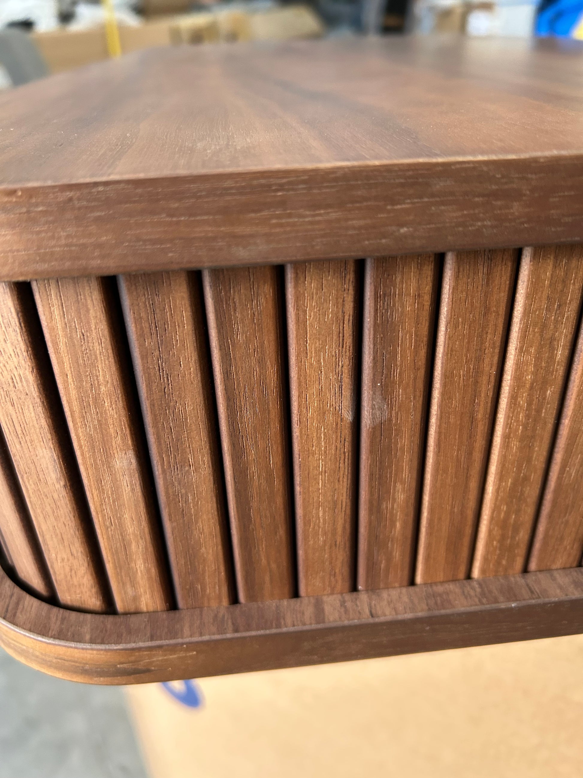 John Lewis Grayson Coffee Table in Dark Living Room Storage