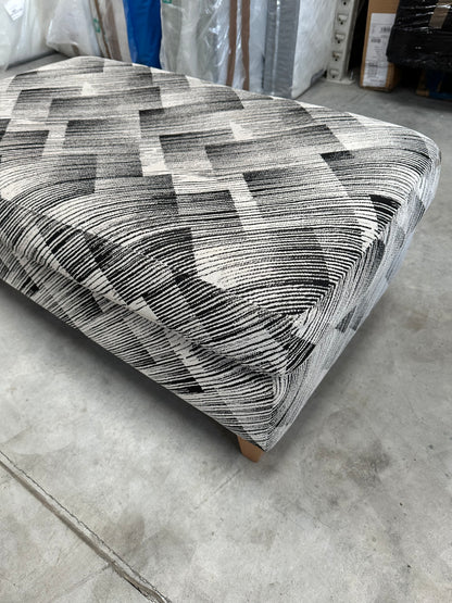 John Lewis Bailey II Footstool in a Bespoke Fabric Pattern