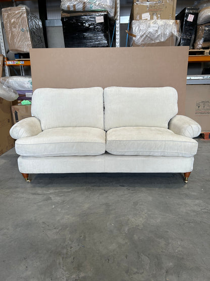 Laura Ashley Beaumaris Large 3 Seater Sofa, Oak Leg, Orla Natural