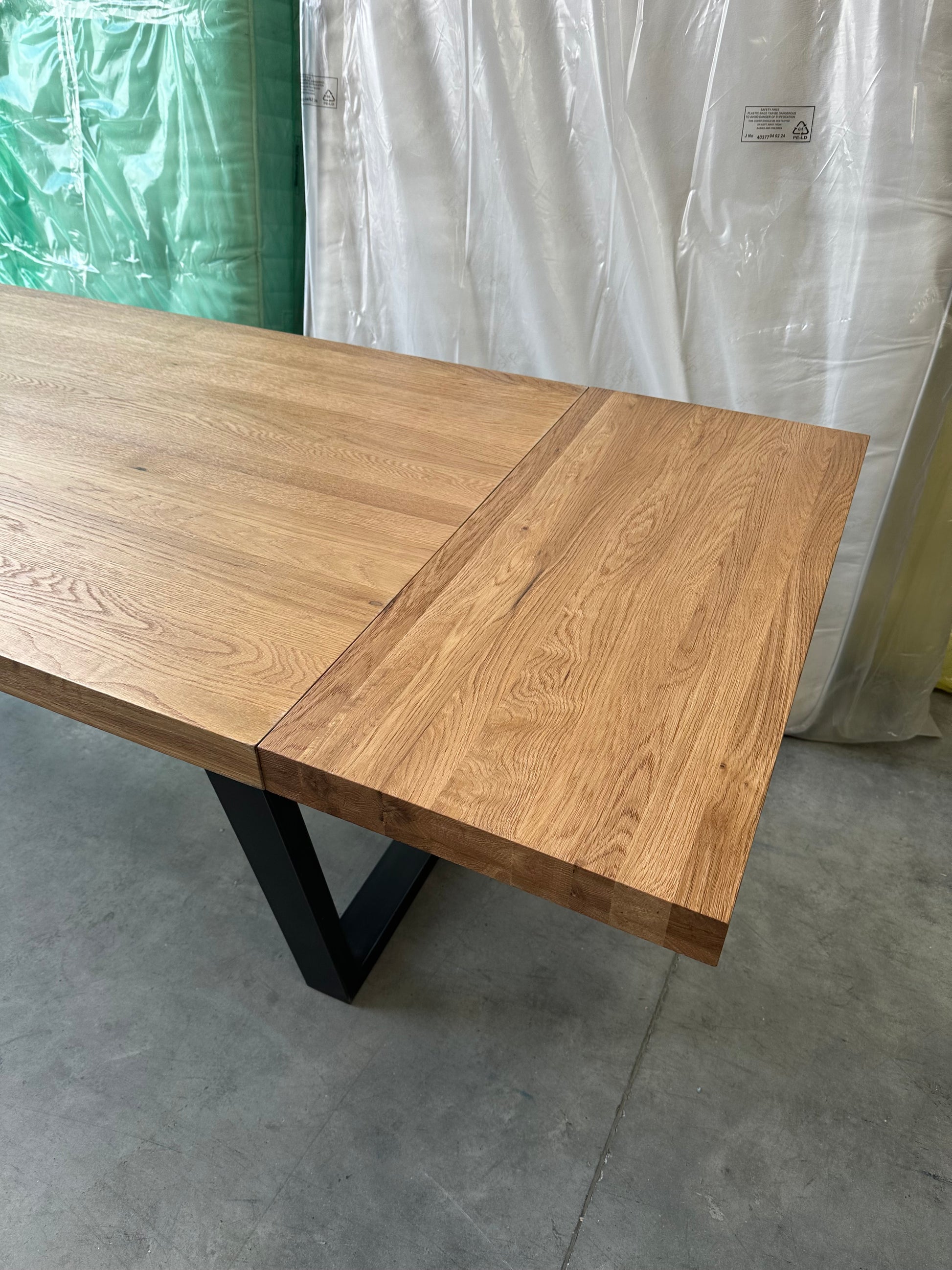 John Lewis Calia 6-10 Seater Extending Dining Table, Sold Oak