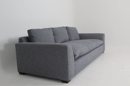 John Lewis Tortona Grand 4 Seater Sofa In Matilda AquaClean Steel