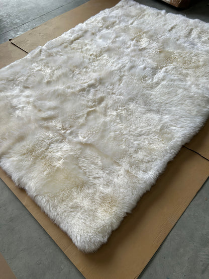 John Lewis Sheepskin Rug, Natural, L240 x W170cm