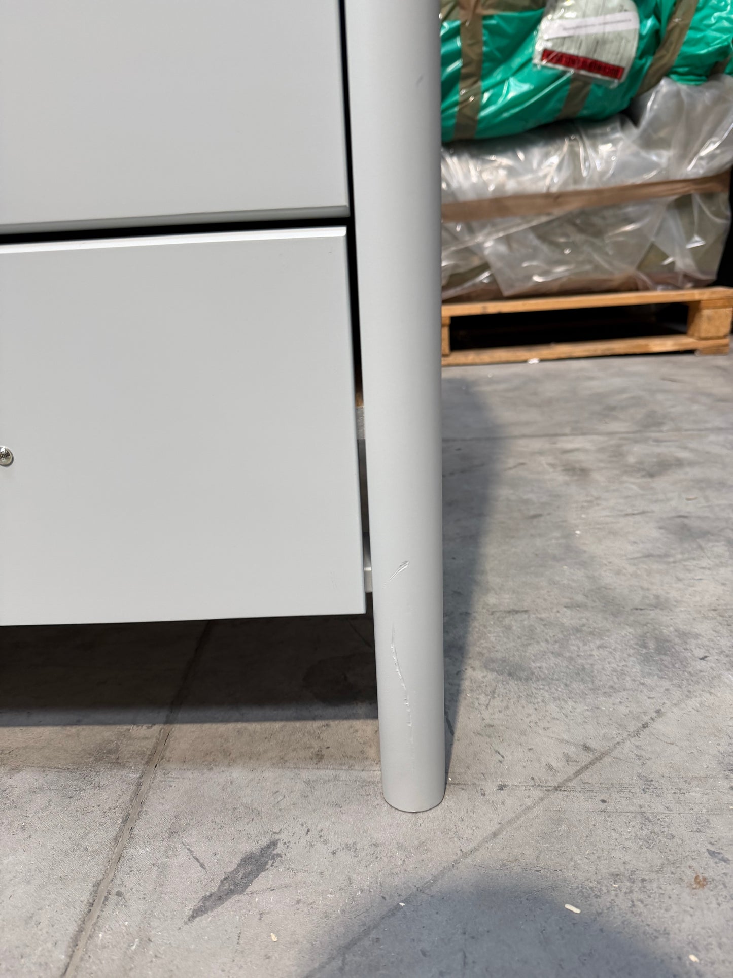 John Lewis Spindle 6 Drawer Chest Grey Bedroom