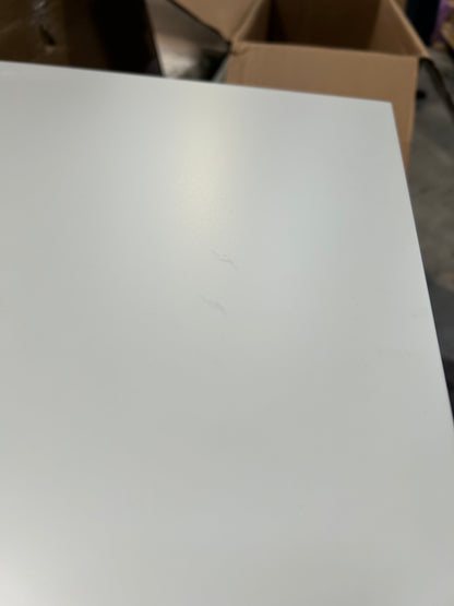 John Lewis Spindle Desk, White