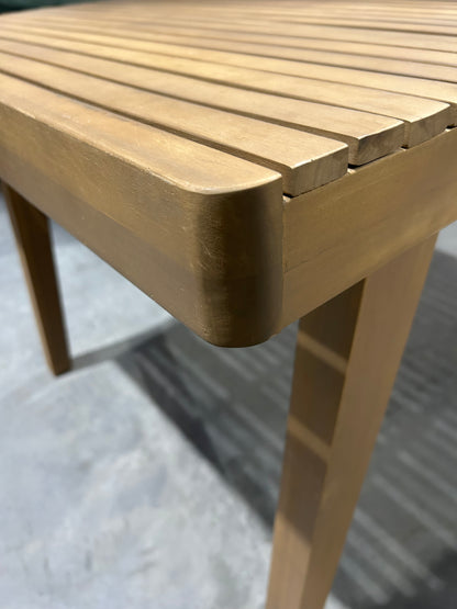 John Lewis Mona Rectangular Garden Dining Table, 175cm Natural