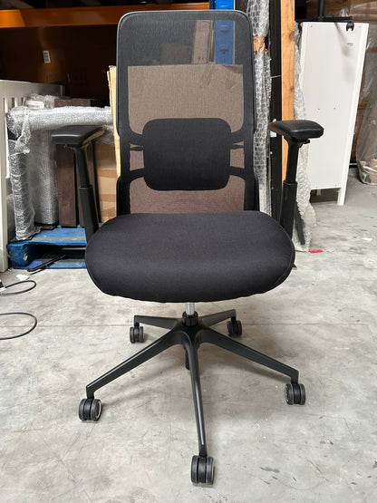 John Lewis James Mesh Office Chair, Black
