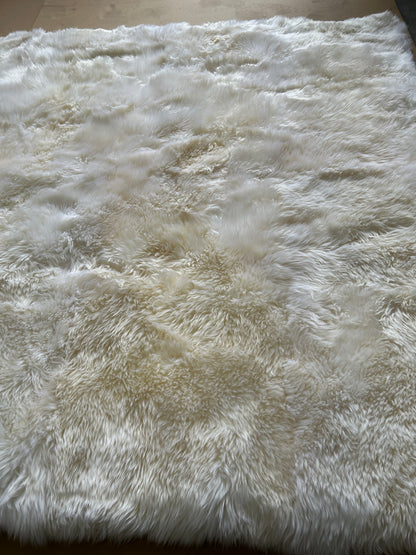 John Lewis Sheepskin Rug, Natural, L240 x W170cm