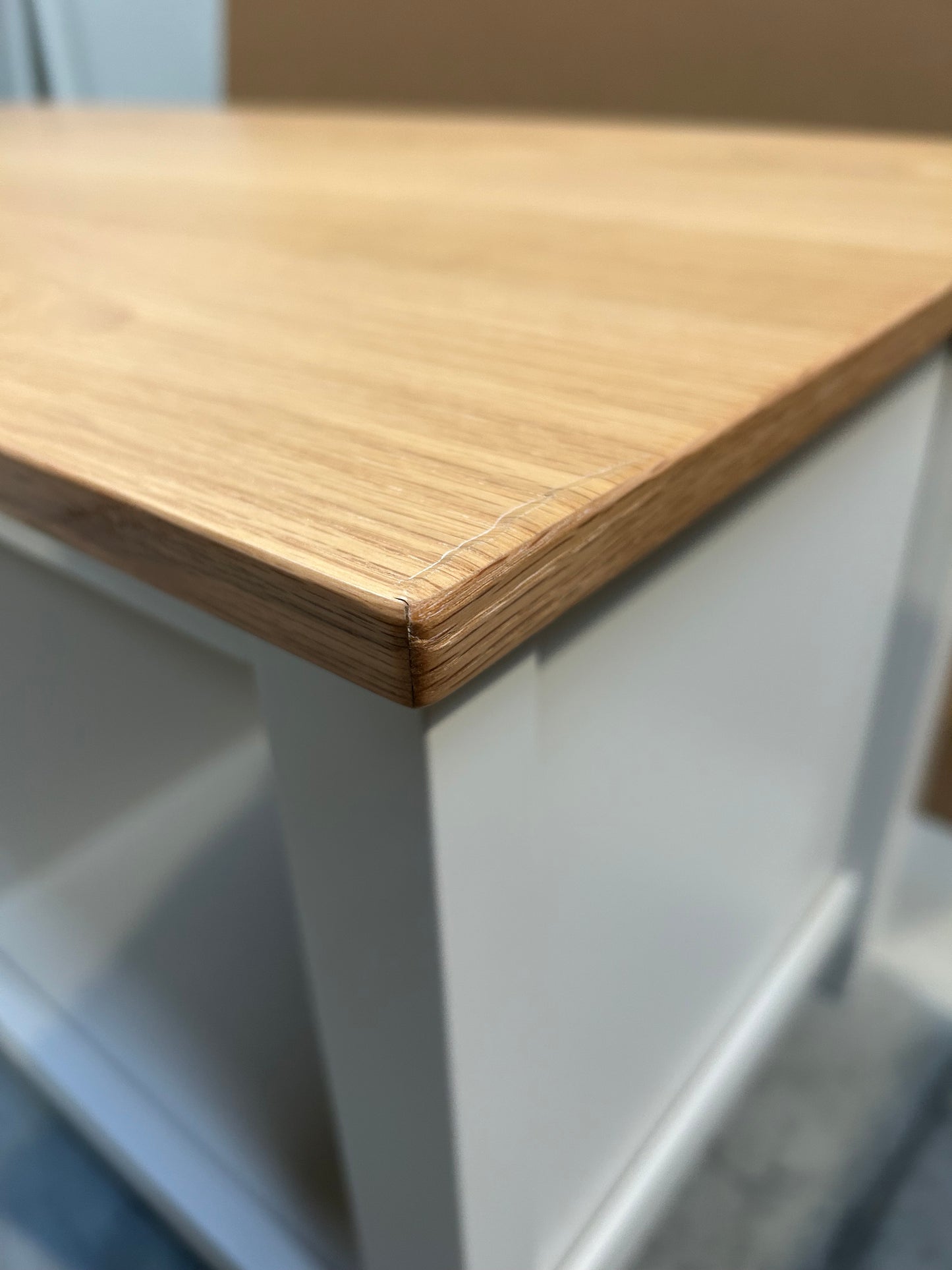 John Lewis ANYDAY Wilton Hallway Bench, Linen