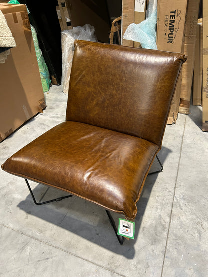 nkuku Kashvi Oversized Leather Lounger