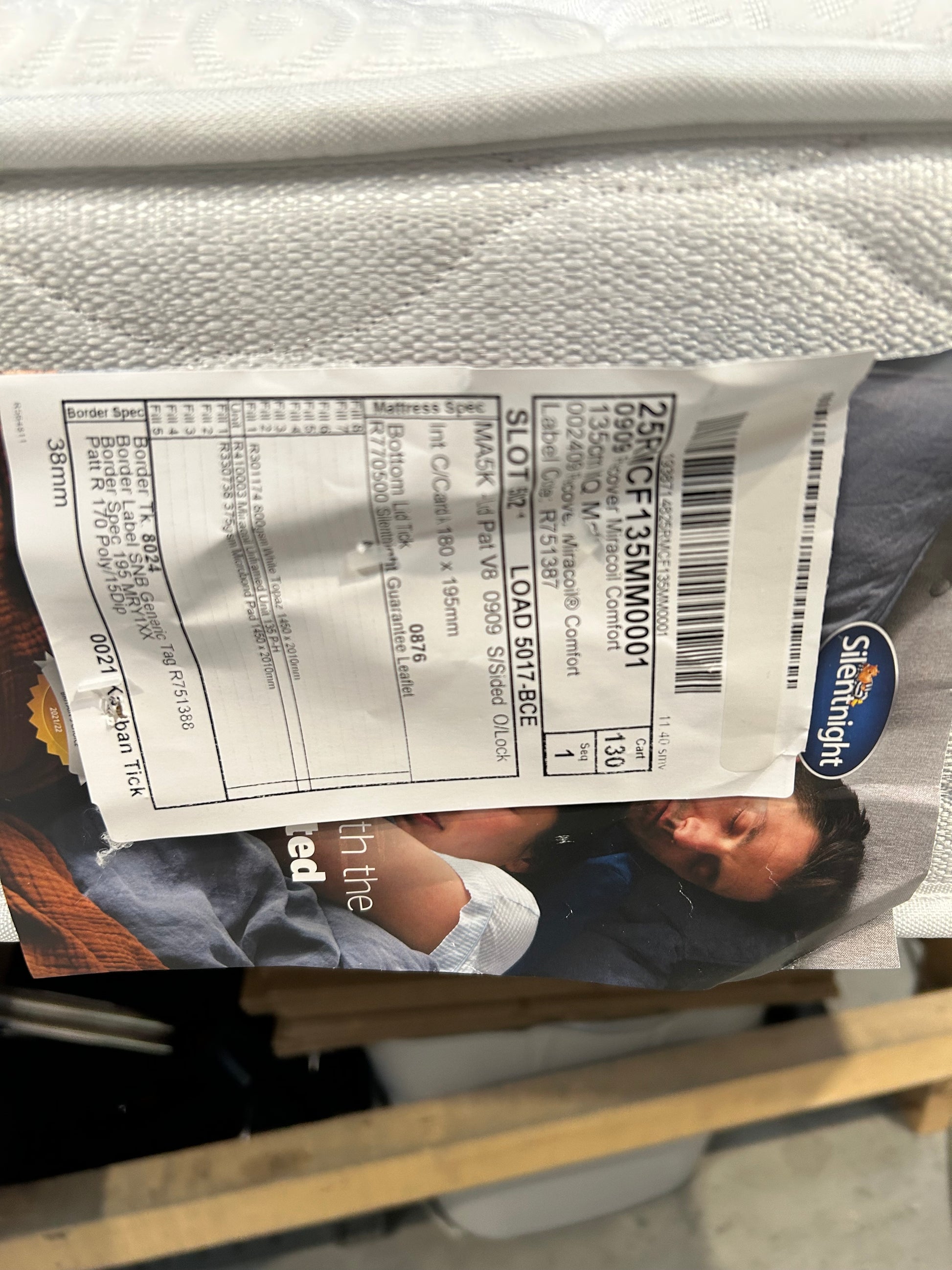 Silentnight Recover Miracoil Comfort Double 135 Mattress