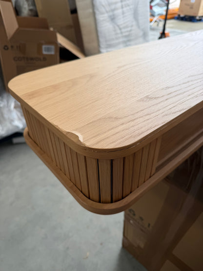 John Lewis Grayson Storage Console Table Oak