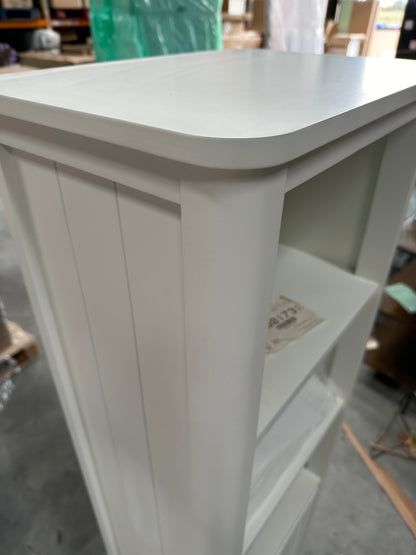 John Lewis Portsman Tallboy Bathroom Storage Cabinet White