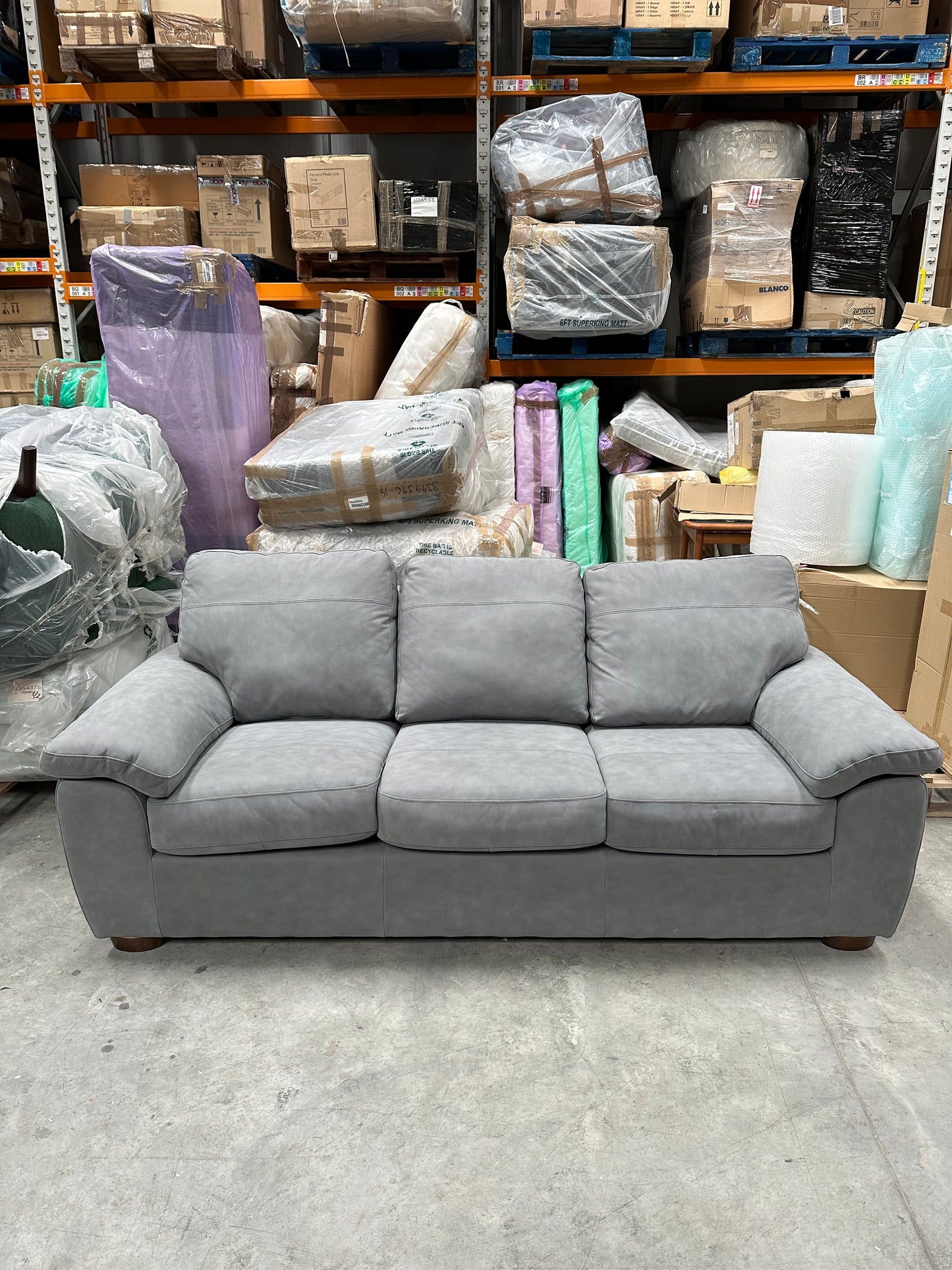 CAMDEN GRAND SOFA SOFT TOUCH GREY