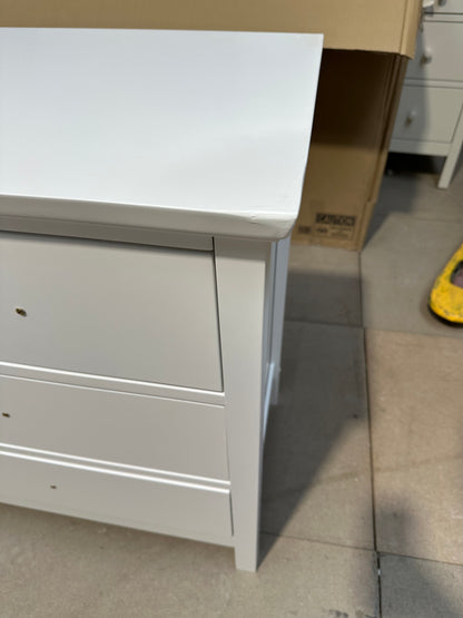 John Lewis Chest of Drawer White Wilton 7 Drawer Chest