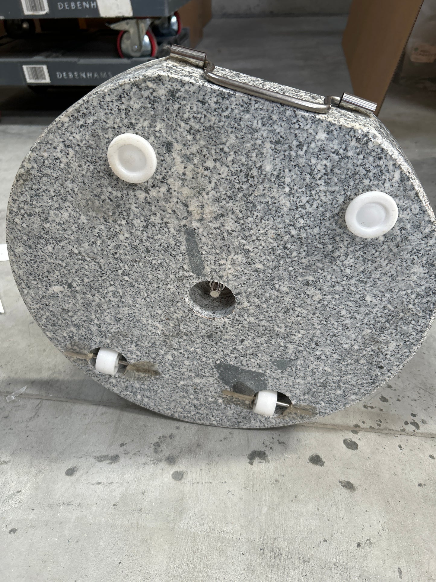 John Lewis Parasol Base Weight, Granite, 30kg