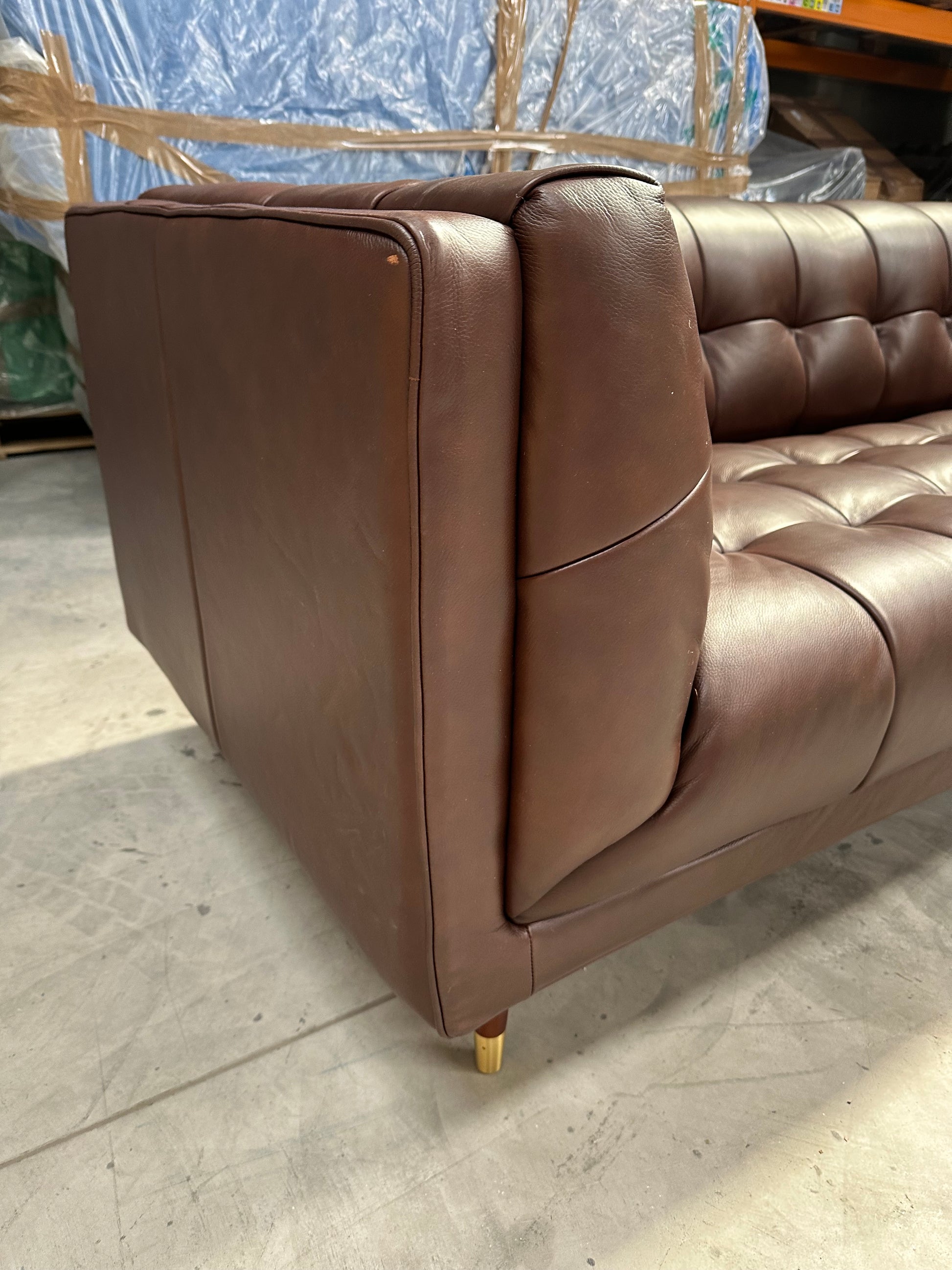 At The Helm Grace Grand 4 Seater Leather Sofa Grand Coco