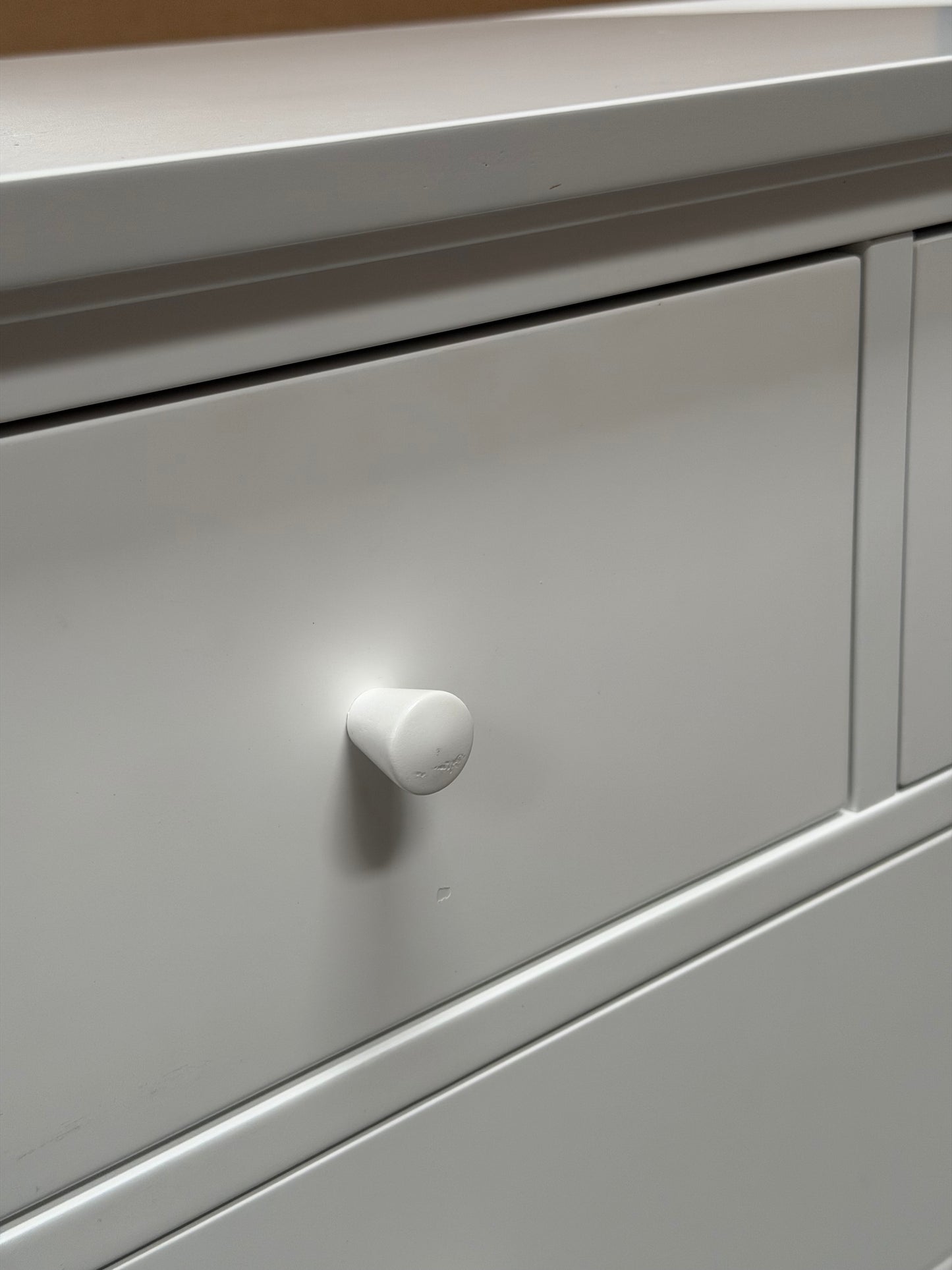 John Lewis Chest of Drawers 6 Drawer Chest White list