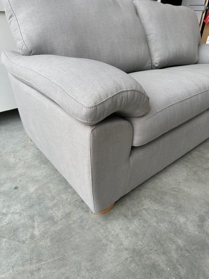 John Lewis Camden Large 3 Seater Sofa in Linen Storm Grey