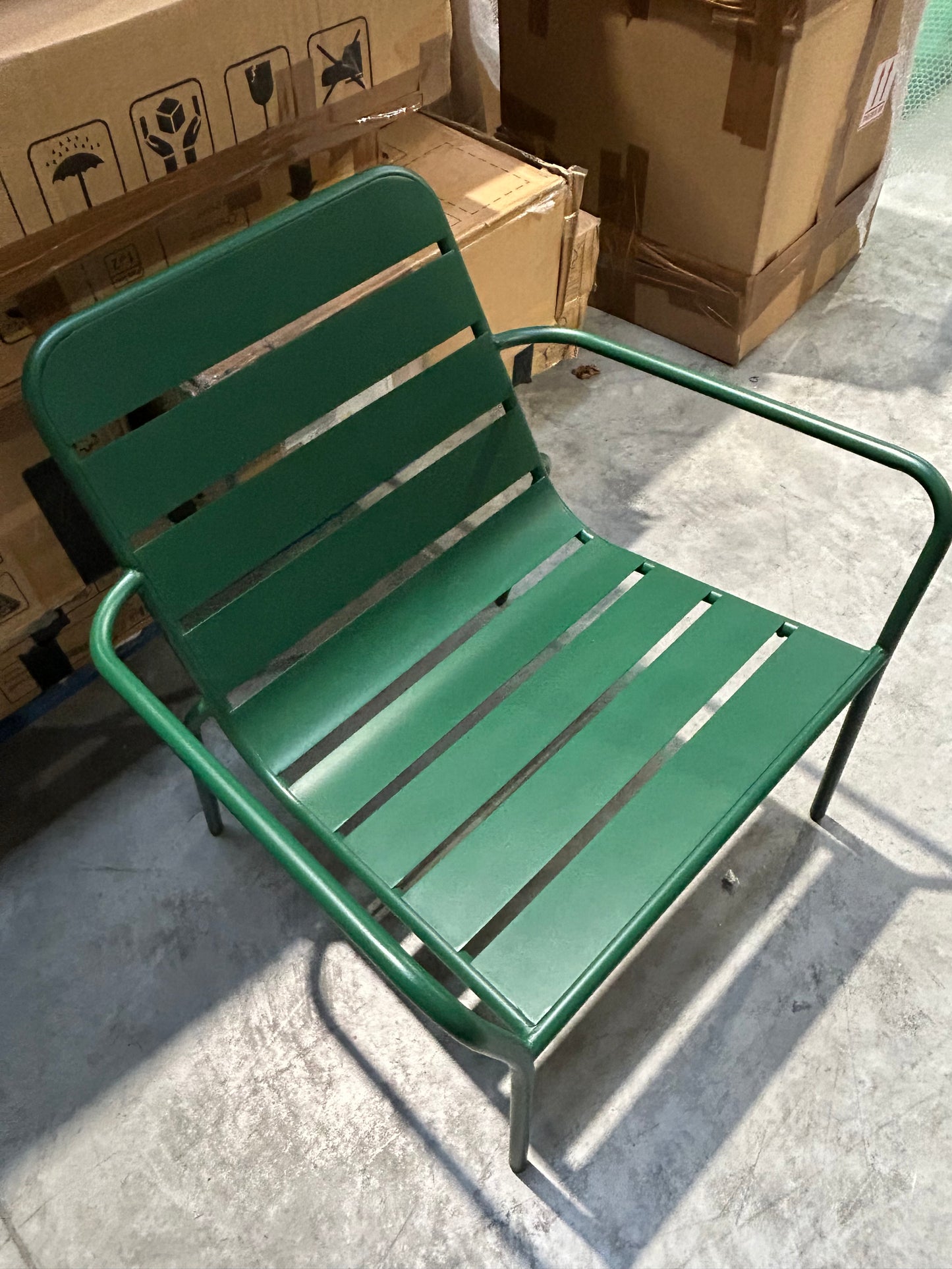 John Lewis Metal Garden Lounge Chai