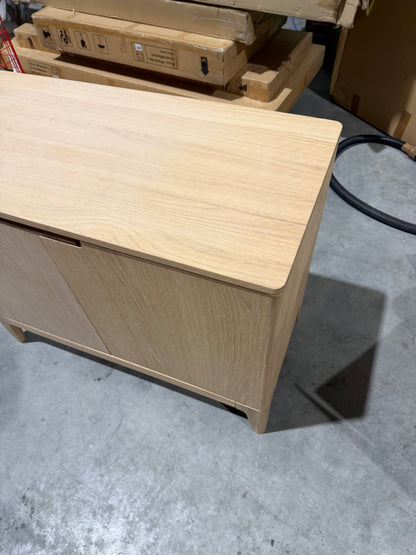 John Lewis Mira II 1 Drawer Small Sideboard, Oak