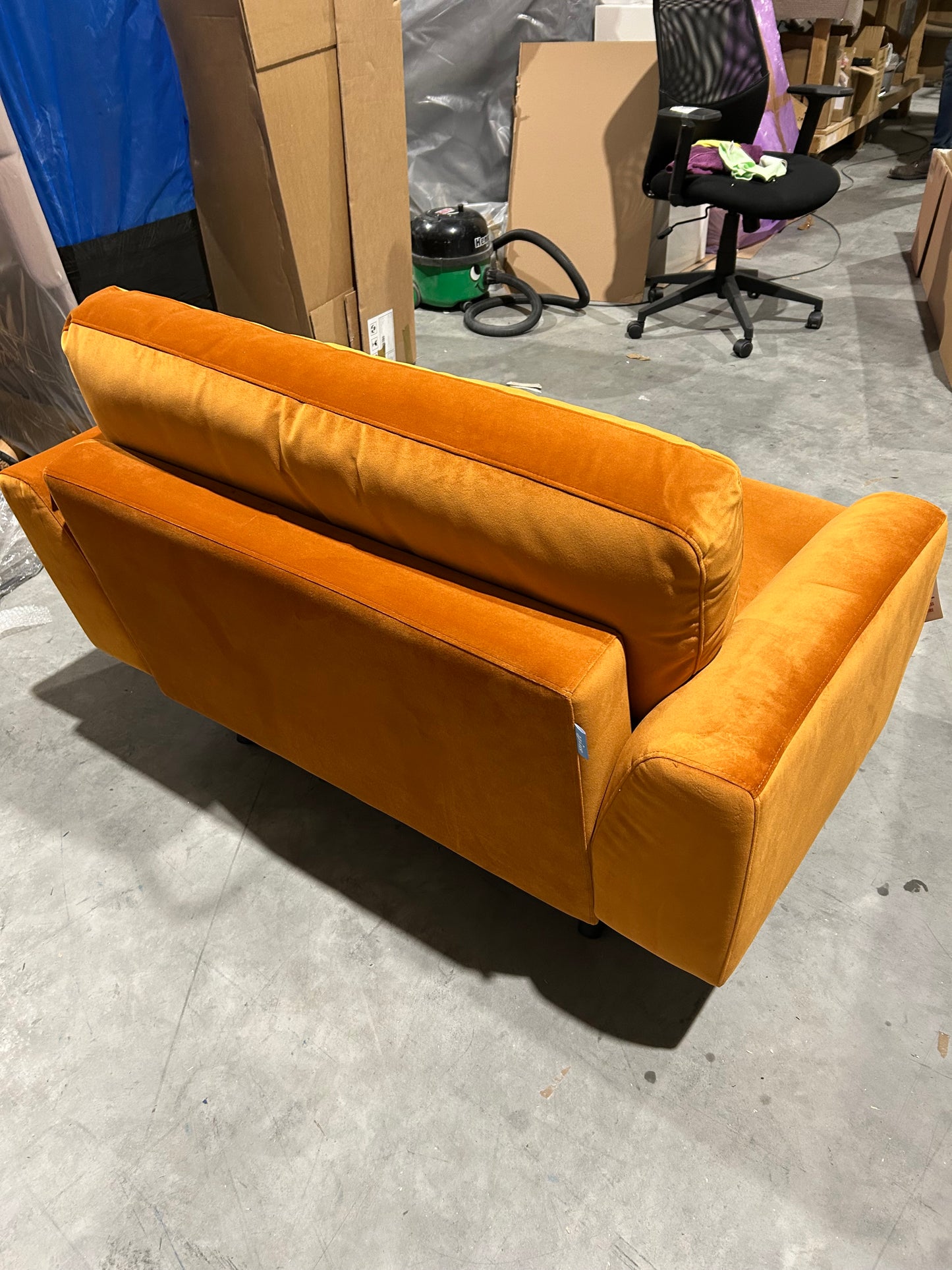 Swyft Model 05 Loveseat  Eco-Velvet Bronze