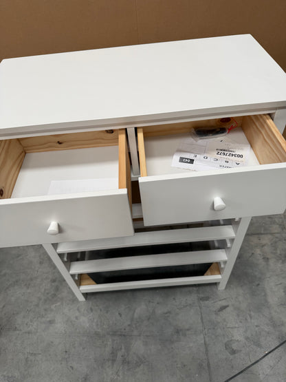 John Lewis Chest of Drawers 6 Drawer Chest White list