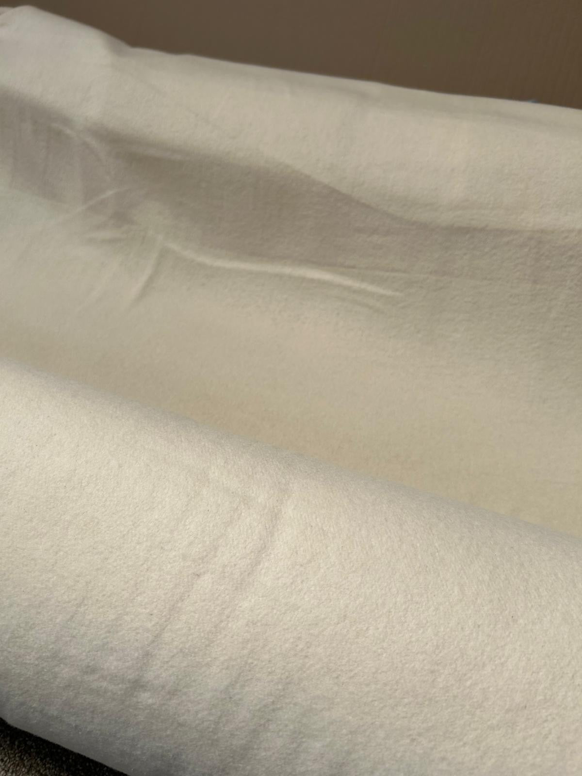 John Lewis Premium Domette Interlining Fabric, Cream 12 Meters