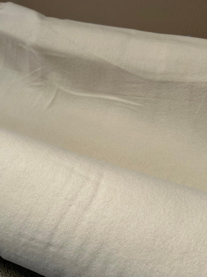 John Lewis Premium Domette Interlining Fabric, Cream 12 Meters