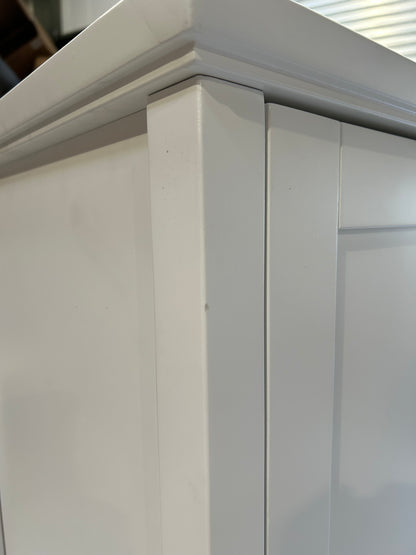 John Lewis Wilton Double Wardrobe, White