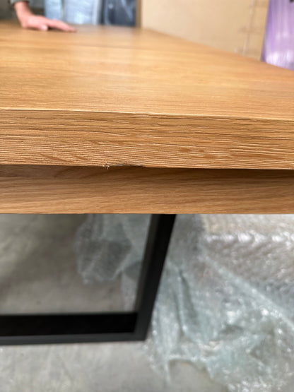 John Lewis Calia 8-10 Seater Extending Dining Table, Solid Oak