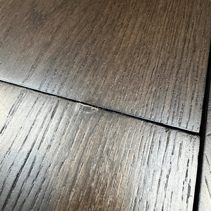 John Lewis Notch Extending 4-6 Seater Round Dining Table, Dark Stain