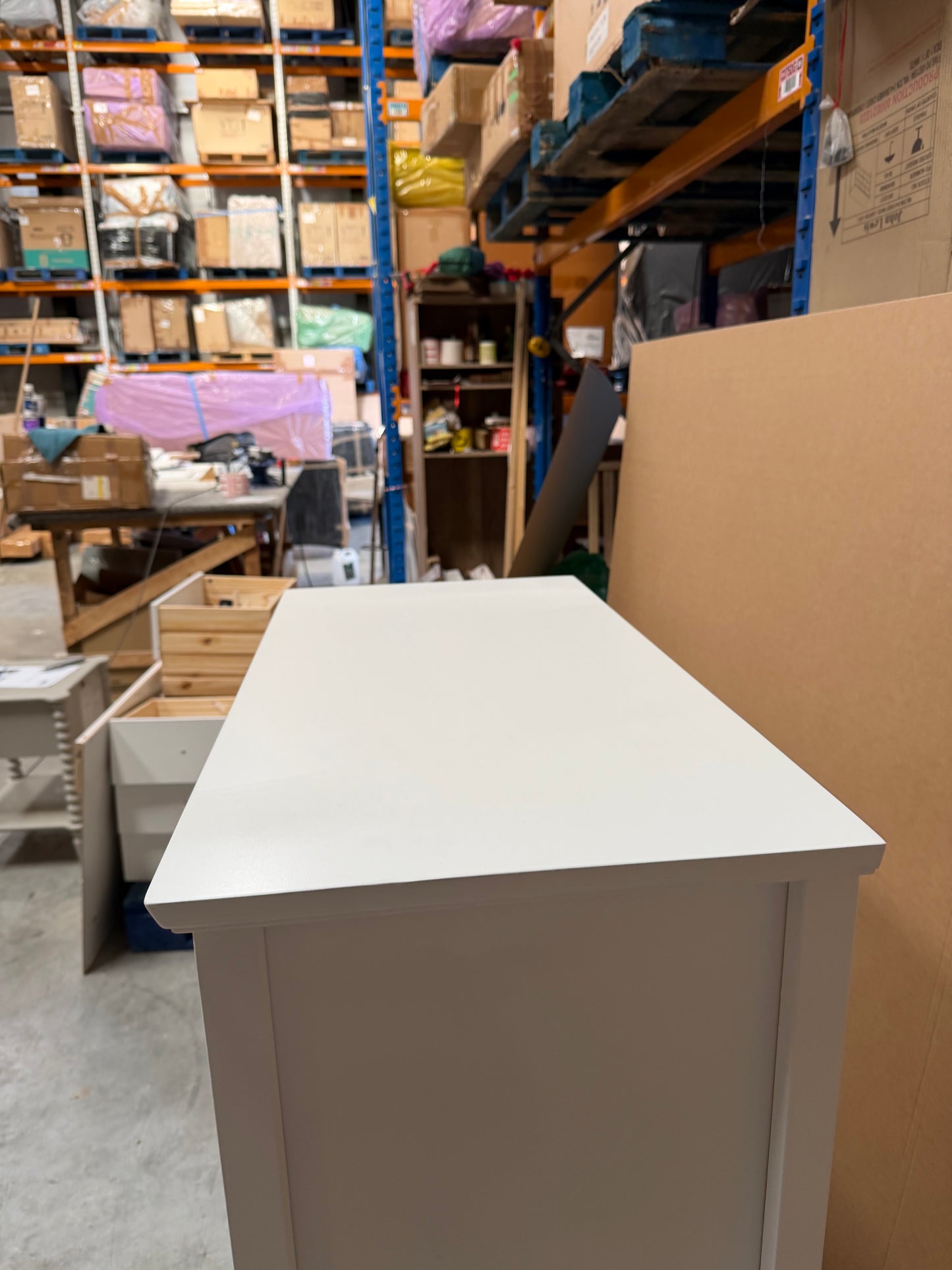 John Lewis Chest of Drawers 6 Drawer Chest White list